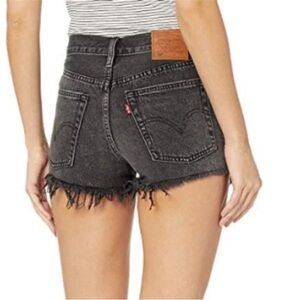 Levi’s Premium 501 shorts size 25 black/grey wash